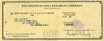 PRR Dividend Check, 1931